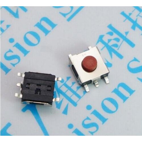Free shipping 100Pcs 6*6*3.1mm 6X6X3.1H 4Pins SMD-4 touch micro switch momentary / button switch for Laptop display RoHS