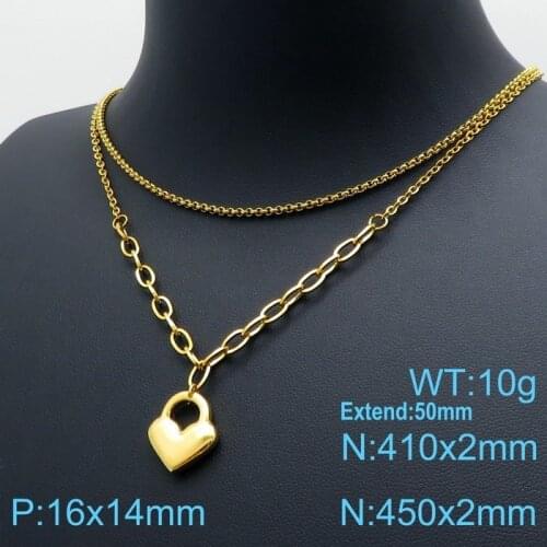 45cm Long 2 Colors Stainless Steel Jewelry Chain Necklace For Fashion Gift High-quality Free Shipping NBJZBVBD
