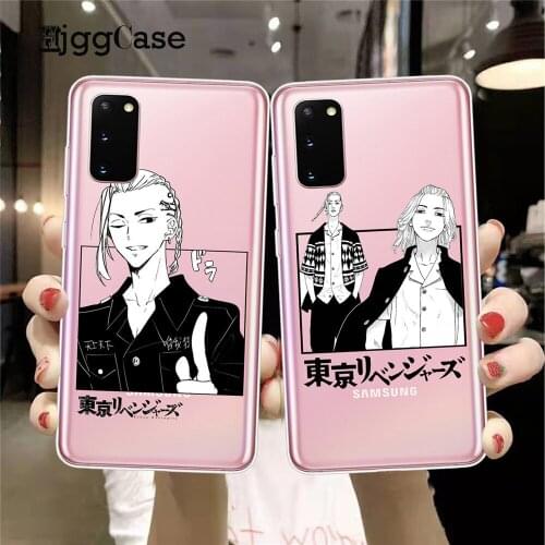 Tokyo Revengers Manjiro Sano Clear Phone Case For Samsung S21 S8 S9 S10 S20 Plus FE Note 10 20 Ultra Lite Cute Anime Soft Cover
