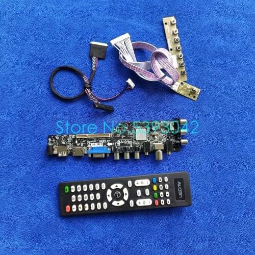 For LP156WH2 (TL)(AA)/(TL)(AB)/(TL)(AC)/(TL)(AD)/(TL)(AE) LVDS USB+AV 1366*768 DVB-T 40-Pin panel 3663 controller board kit