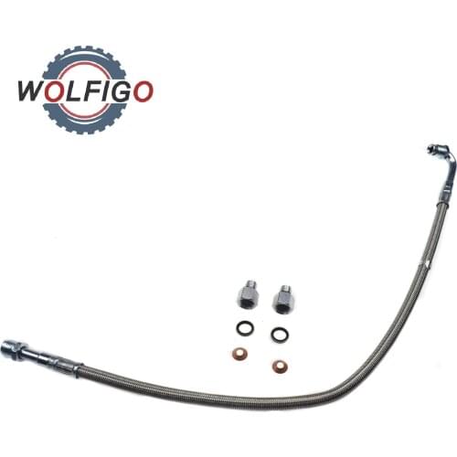 New Turbo Oil Feed Line Tube and Connectors For Dodge 5.9 Fit Cummins 12V 1989-1998.5 3912747 3913824 3919687 3924389 3037236