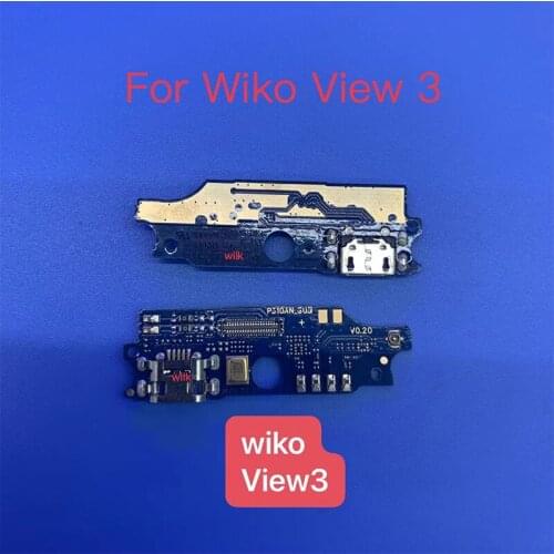 New USB Port Charging Board For Wiko View 3 View 3 USB Charging Dock Port Flex cable Repair Parts