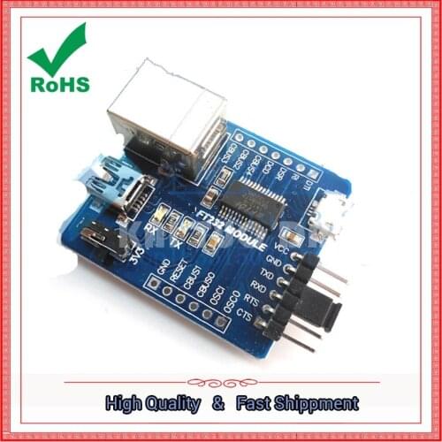 FT232 module triple-play FT232RL USB to serial module USB / MINI / micro interface board