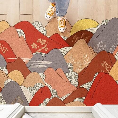 Rectangular Rubber Entryway Welcome Doormat Heavy Duty Rug for Indoor Outdoor Low Profile Anti-Slip Waterproof Large Carpet