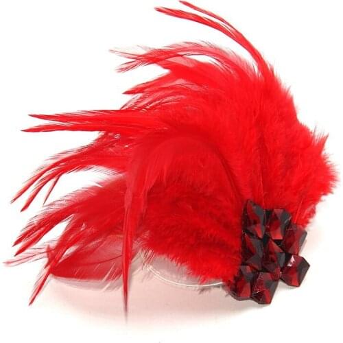 Handmade beaded feather epaulette 26cm shoulder brooch epaulet/epaulettes spikes/escapulario blazer accessories Host decoration