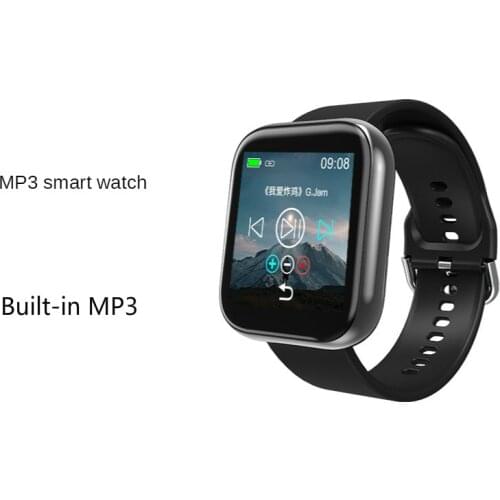 Music Smart Bracelet Built-in MP3 Wristband Watch Touch LED Color Screen Electronic Blood Pressure Exercise Step Counter