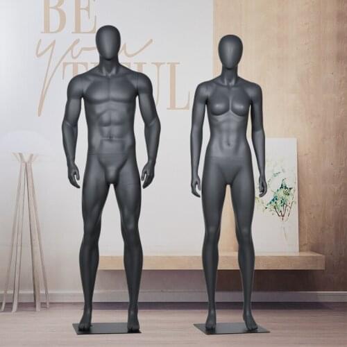 Muscle Sports Mannequin Mens And Womens Full Body Combination Model Rack Running Dummy