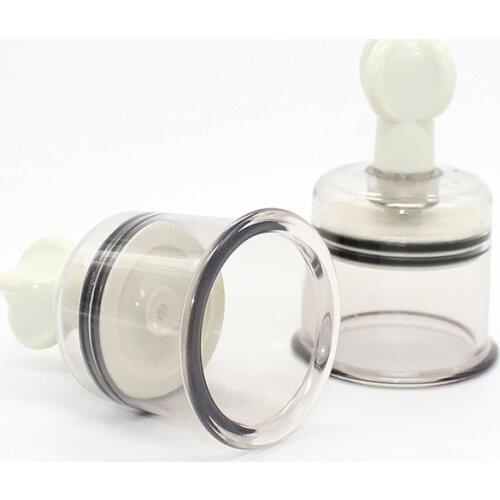 4 Sizes Breast Nipple Sucker Enhancement Vacuum Pump Sucker Sexy Breast Massage ClipBreast Enlarger Vibrating Sex Adults Toys