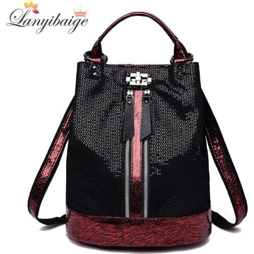 2021 Vintage backpack women high quality leather backpacks multifunction ladies shoulder bag high capacity school bag for girls
