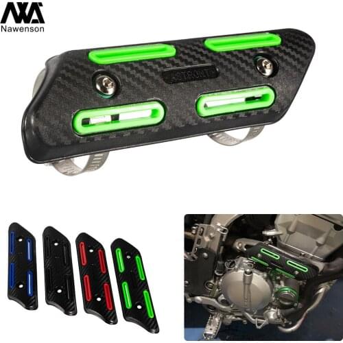 Motocross Exhaust Heat Shield Header Pipe Straight Section Protective Cover for Dirt Bike ATV for KXF250/450 CRF250/450 SXF250