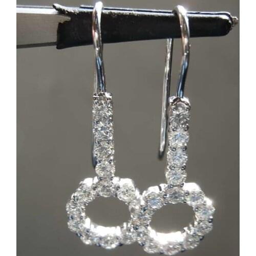 2020 New Arrival Luxury Full Circle Crystal Earrings For Women Rhinestone Statement Earrings Glamorous Fashion accessories