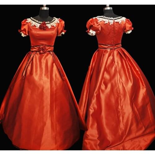 2021 New Vintage costumes 18th Duchess Retro medieval Renaissance Reenactment Theatre Civil war Victorian dress D-669