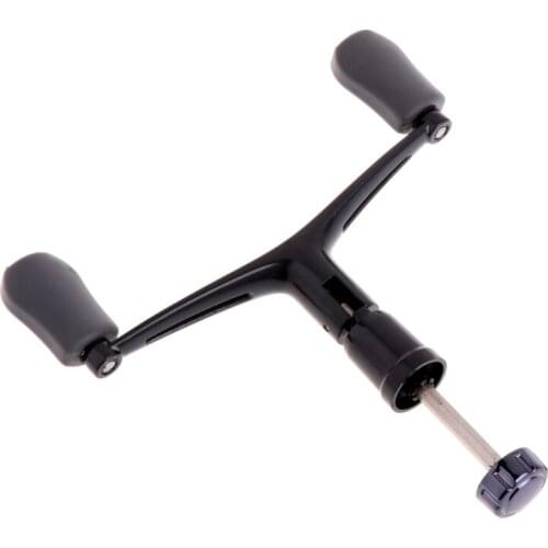 2021 Top Fishing Handle Reel Double Knob Replacement Spinning Accessories Aluminum Alloy