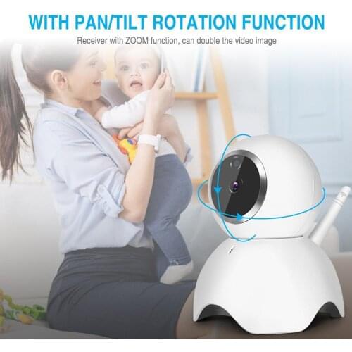 5.0 Inch Baby Monitor Camera Wireless Video Color 720P Security Night Vision Temperature Camera