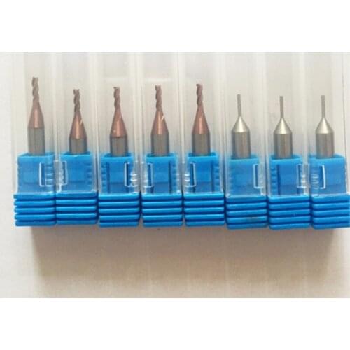 8pcs x Best Quality 8pcs/lot for Sec E9 MIRACLE A5/A7/A9 MACHINES 2.0mm end milling cutter(2.0x6x40) and 1.0mm tracer(1.0x6x40)