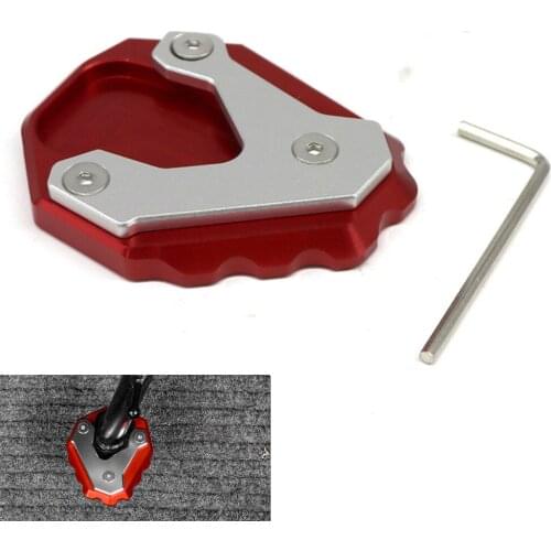 For Kawasaki Z1000 2010-2016 Motorcycle Foot Side Stand Extension Kickstand Pad Plate Anti-slip Sidestand Pad