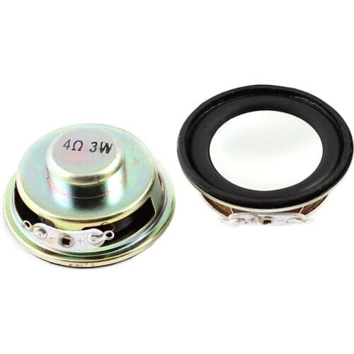 CLCU 4 ohms 3 W metal round magnet speaker 2 pcs