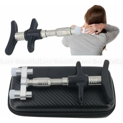 Manual Chiropractic Adjusting Tool Spinal Activator Spine Correction Therapy Massage Gun Body Relax Adjustable Massager Newest