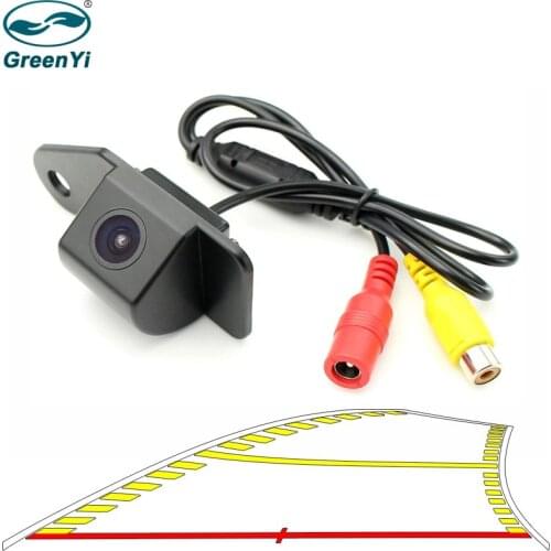 GreenYi Intelligent Dynamic Trajectory Vehicle Rear View Reverse Backup Camera With Moving Guide Parking Line For Mitsubishi ASX