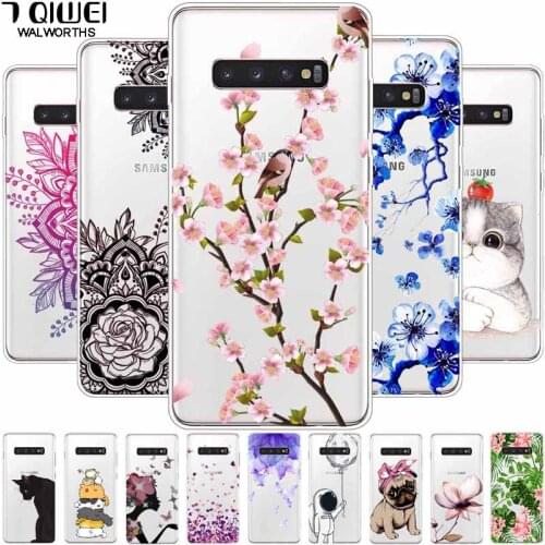 For Samsung S10 Case Transparent Soft TPU Phone Cover for Samsung Galaxy S10 Plus / S10e Back Cover Silicone Clear S 10 S10Plus