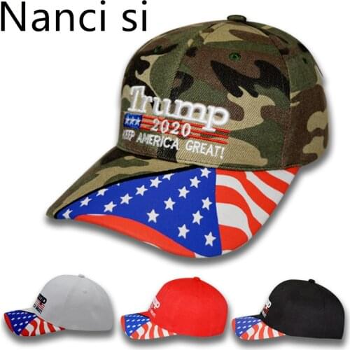 Nanci si New Vintage Trump 2020 Hat USA Flag Baseball Cap Men Women Snapback Hats Embroidery Bone Unisex Trump Snapback Cap