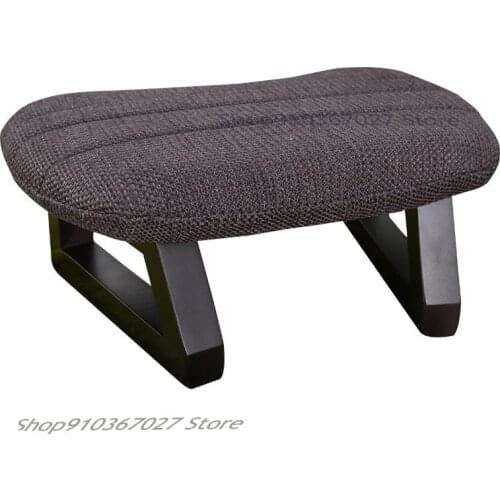 Small Stool Household Fashion Creative Fabric Bench Chair Sofa Stool Adult Shoe Shoe Stool Solid Wood Low Stool