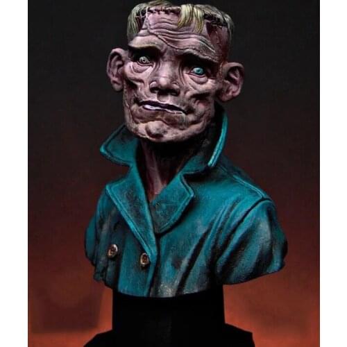 1/12 Scale Unpainted Resin bust Frankenstein collection bust