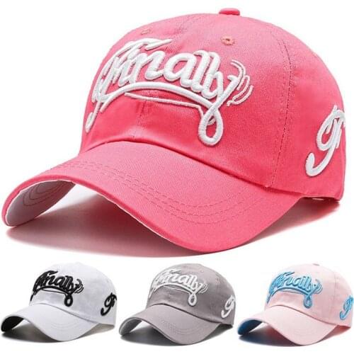 2021 New Peaked Cap Spring and Summer Fashion Casual All-match Ladies Sun Hat Cotton Letter Embroidery Outdoor Baseball Caps Men