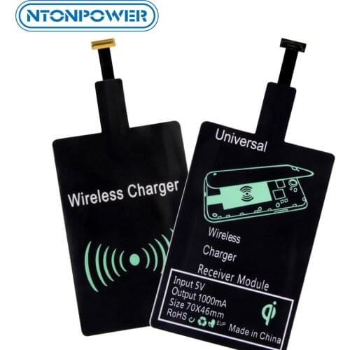 NTONPOWER QI Wireless Charging Charger Receiver Module Pad for Micro-USB Type C Wireless Charging For Samsung Xiaomi Huawei