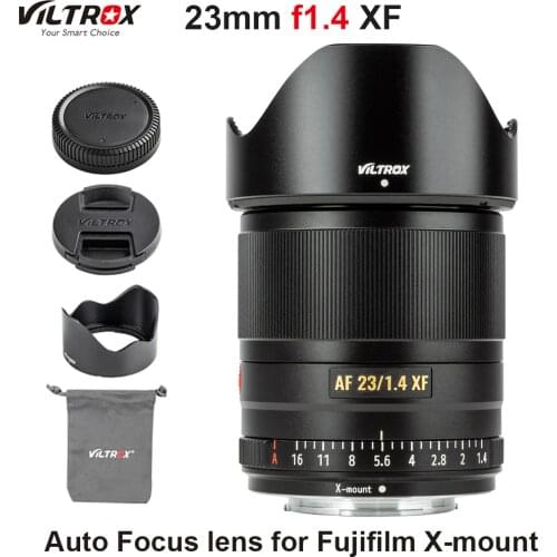 VILTROX 23mm f1.4 XF Auto Focus lens APS-C Compact Large Aperture Lens for Fujifilm X-mount Camera X-T3 X20 T30 X-T20 X-T100