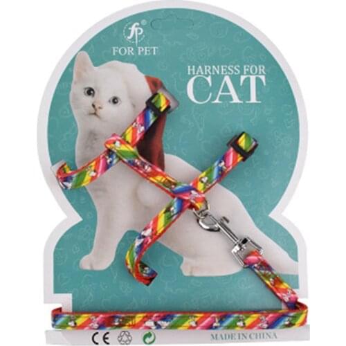 Personalized Custom Cat Collar Harness Leash With Name ID Tag Adjustable Pet Traction Kitten Collar For Cat Harness B