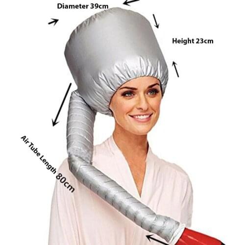 Portable Soft Hair Drying Cap Bonnet Hood Hat Womens Blow Dryer Home hairdressing Salon Supply Adjustable Hair Styling Accessory