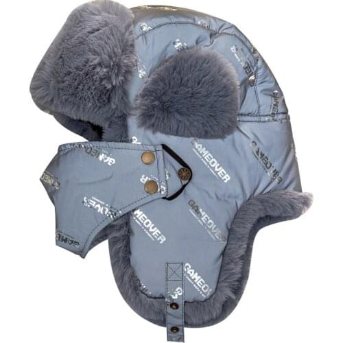 New Bomber Hats Earflap Snow Caps Trapper Hats Women Warm Trapper Aviator Trooper Earflap Winter Flaps Ski Hat with Mask