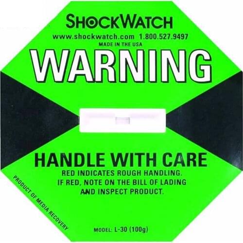 Vinyl Material Color Car Stickers Shock Watch WARNING Decal Bumper Window Waterproof Scratch-Proof Decor Accessories KK13*13cm