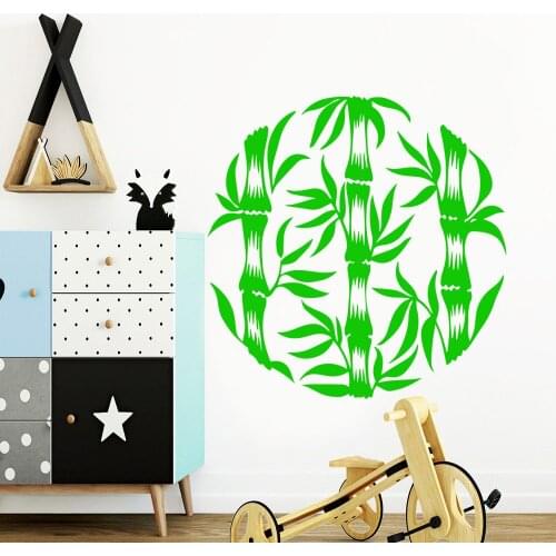 Funny bamboo Wall Sticker Home Decoration Accessories Living Room Children Room Mural Poster