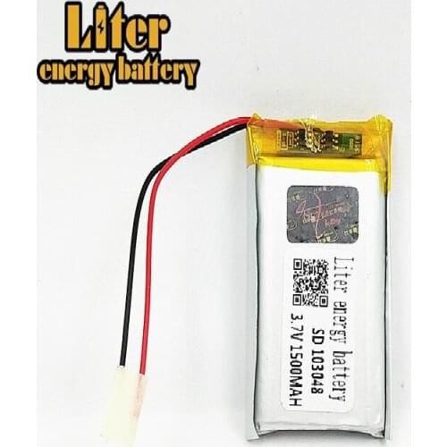 1/2/4Pcs 3.7V 1500mAh 103048 Rechargeable DIY Battery Lithium Polymer Batteries FOR DVD GPS MP3 MP4 BT SPEAKER POWER BANK E-book