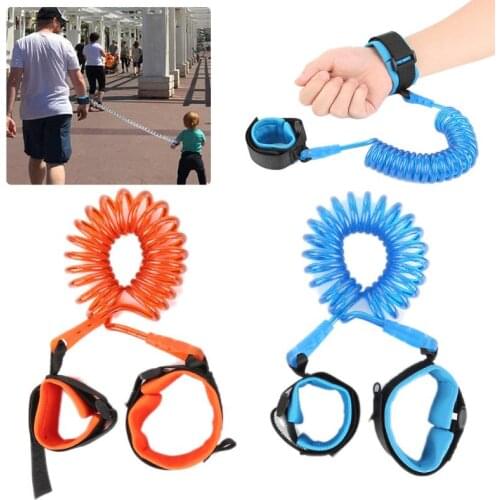 1.5m Toddler Child Kid Anti-lost Safety Leash Safety Wrist Link Harness Strap Reins Rope Traction Leash Hand Belt For Baby Kids