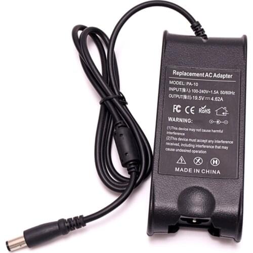 19.5V 4.62A 7.4*5mm AC Adapter For dell inspiron PA-10 1545 N4010 n4030 n4050 1400 D610 D620 D630 1420 D800 E6400 pa-1900-02D
