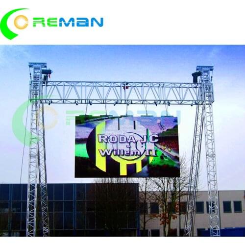 Ali express P8 512x512mm television outdoor display rgb full color led tv panel