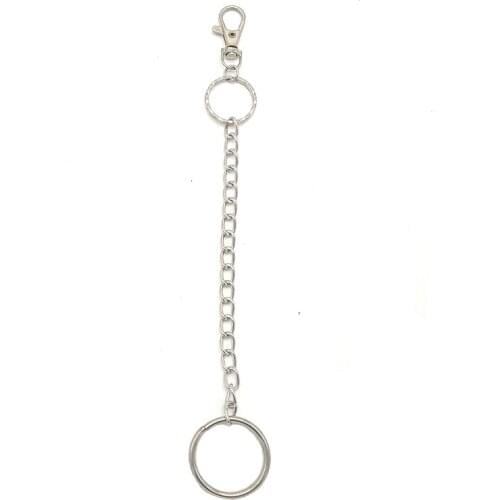 Big Ring Chain Punk Portachiavi Hipster Wallet Chain Trousers Jean Keychain Ring Clip HipHop Bag Charm Gifts For Women