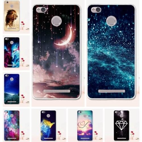 Case for Xiaomi Redmi 3 Case Cover 3d Soft Silicone TPU Cover for Xiaomi Redmi 3 S Case for Coque Xiaomi Redmi 3 Pro Cover Capa