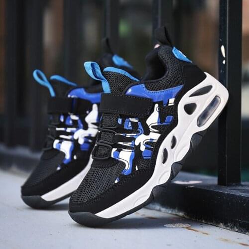 2021 Autumn Children Sports Shoes Boys Breathable Running Sneakers Kids Outside Travelling Leather Shoes Size 28 to Size 39
