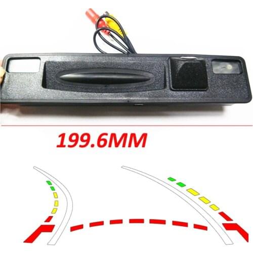 HD CCD Dynamic Trajectory Tracking For Ford Focus 2015 Auto Backup Parking Reverse Camera Rearview Rear View Reversing Camera