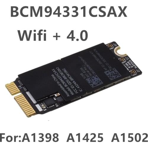 For Macbook Pro 15" Retina A1398 A1425 A1502 Airport Wifi Bluetooth Card Broadcom BCM94331CSAX