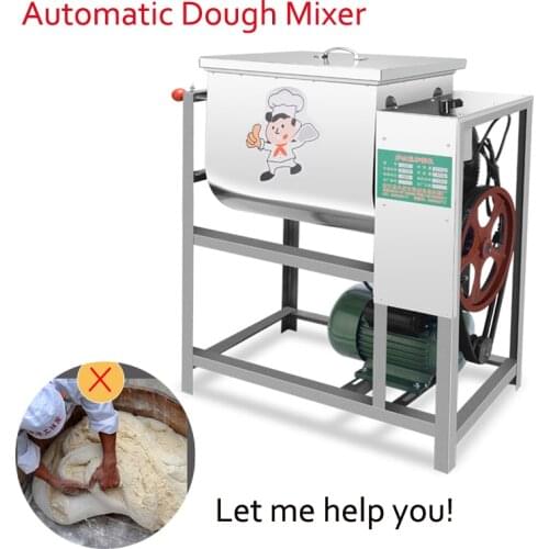 Commercial Automatic Dough Mixer 25kg Flour Mixer Stirring Mixer the Pasta Machine Dough Kneading GF0019
