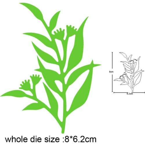 Metal Cutting Dies Christmas Wildflower Grass die cut DIY Scrapbooking dies Photo Craft dies Handmade Card Punch Art Cutter Dies