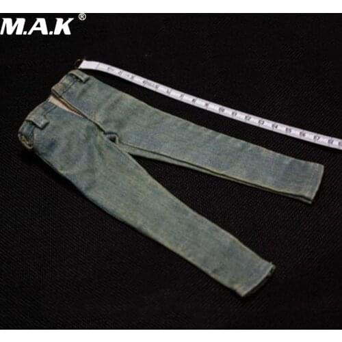 1/6 Male Retro Blue Jeans 12" Male Action Figure Accessories for Phicen Man Toys New