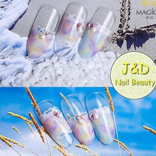 Wholesale 24pcs Classical White Black Lace Nail Art Sticker Bowknot Lacy Decals Wedding Bridal Nails Elegant French Manicure