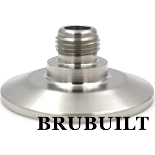 1.5" TC x 19/32" Corny Post Thread Adapter 304 Sanitary Tri-Clover Fittings Connectors Home Brew