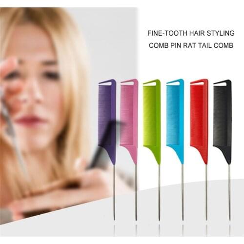 1Pc Hot Sale Hair Comb Weaving Highlighting Foiling Hair Comb for Salon Tail Combs Brush Separate Parting for Hair